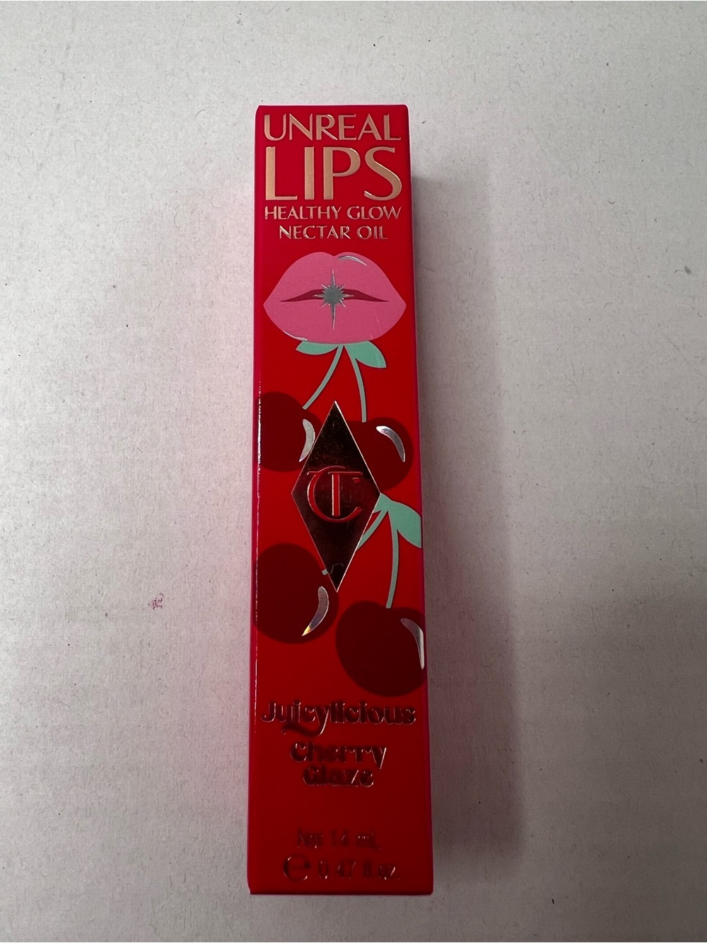 Charlotte Tilbury UNREAL LIPS Healthy Glow Nectar Oil - Juicylicious Cherry